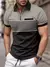 Homens Polo Zipper Polo Camisa Polo Sólida Golf Tops Daily Outdoor Tees Busines - comprar online