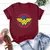 Camiseta Mulher com design de super-herói mulher, camiseta da mulher, presente - loja online