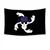 Anime Bandeira Do Crânio Do Pirata Decoração Da Parede Do Quarto De Casa, Luf