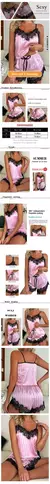 Conjunto de pijama sem mangas com decote em v feminino, suspensão sexy, shorts