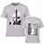 Gojo Satoru legal masculino camiseta de impressão gráfica anime, gola redonda,