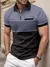 Homens Polo Zipper Polo Camisa Polo Sólida Golf Tops Daily Outdoor Tees Busines - comprar online