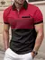 Imagem do Homens Polo Zipper Polo Camisa Polo Sólida Golf Tops Daily Outdoor Tees Busines