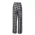 Pijama xadrez de Natal feminino, calças largas, moda casual, roupas de moda, ou - loja online