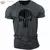 Camiseta masculina com gola em O com impressão 3D, crânios patriótico militar - comprar online