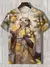 Imagem do Camiseta masculina estilo japonês Samurai Cat gráfica 3D impressa, camiseta ca