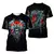 Camiseta de manga curta de Samurai japonês vintage masculina, roupas extragrand - loja online