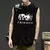 Camiseta sem mangas sem mangas masculina Boku No Hero Academia, Anime Streetwear na internet
