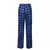 Pijama xadrez de Natal feminino, calças largas, moda casual, roupas de moda, ou