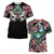 Camiseta de manga curta de Samurai japonês vintage masculina, roupas extragrand - loja online