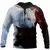 Capuz de manga comprida masculino, moletom com capuz, impressão 3D, bolso front - comprar online