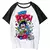 Camiseta Shoto Todoroki feminina, blusa Harajuku, Y2K Anime Vestuário, Menina - comprar online