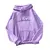 Pulôver feminino de manga comprida com gola redonda, moletons casuais, colorblo - DAPPER