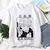 Camiseta japonesa masculina de anime, camiseta unissex de manga curta, jujutsu k