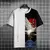 Imagem do Gato Samurai Japonês, masculino e feminino, camiseta estampada em 3D, moda casu