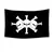 Anime Bandeira Do Crânio Do Pirata Decoração Da Parede Do Quarto De Casa, Luf
