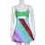 Vestido em suspensão linha A feminino, sem mangas, cor de contraste, recorte co na internet