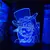 Imagem do One Piece Anime Night Lights, Zoro Luffy Nami Action Figure, 3D LED Cor Mudar Br