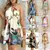 Mini vestido curto sem mangas sem costas para mulheres, pescoço solto, vestido - comprar online