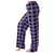 Pijama xadrez de Natal feminino, calças largas, moda casual, roupas de moda, ou - DAPPER