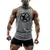 Imagem do Camisa de corrida com estampa de caveira masculina, ginásio Y2K, colete esporti