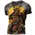 Camiseta de manga curta de Samurai japonês vintage masculina, roupas extragrand - comprar online