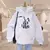 Hoodies casuais femininos, moletom vintage feminino, pulôveres na moda, Harajuk na internet