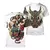 Camiseta de manga curta de Samurai japonês vintage masculina, roupas extragrand - DAPPER