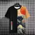 Imagem do Gato Samurai Japonês, masculino e feminino, camiseta estampada em 3D, moda casu