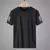 Verão gelo seda camiseta masculina em torno do pescoço de secagem rápida mang - comprar online