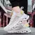 Womoen Respirável Mesh Running Shoes para Homens, Tênis Confortáveis, Tênis - DAPPER