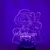 One Piece Anime Night Lights, Zoro Luffy Nami Action Figure, 3D LED Cor Mudar Br