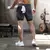 Shorts Quick Dry Camo Running para homens, esportes de ginástica, treino, fitne - DAPPER
