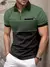 Homens Polo Zipper Polo Camisa Polo Sólida Golf Tops Daily Outdoor Tees Busines na internet