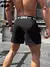 Calções Esportivas de Verão Masculino, Fitness Três Pontos, Treinamento, Rap na internet