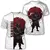 Camiseta de manga curta de Samurai japonês vintage masculina, roupas extragrand - comprar online