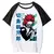Camiseta Shoto Todoroki feminina, blusa Harajuku, Y2K Anime Vestuário, Menina - loja online