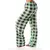 Pijama xadrez de Natal feminino, calças largas, moda casual, roupas de moda, ou - DAPPER
