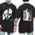 Gojo Satoru legal masculino camiseta de impressão gráfica anime, gola redonda,