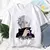 Camiseta japonesa masculina de anime, camiseta unissex de manga curta, jujutsu k na internet