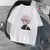 Camiseta Hunter x Hunter para mulheres, anime japonês kawaii, moda Harajuku, ca na internet