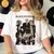 Camisetas Nana Anime femininas, camiseta feminina em quadrinhos, roupas de verã na internet