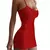 Vestido feminino com suspensor de cinta de espaguete, sexy, monocromático, vest - comprar online