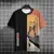 Gato Samurai Japonês, masculino e feminino, camiseta estampada em 3D, moda casu na internet