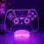 Lâmpada LED 3D para configuração de jogos, alimentada por USB, Luzes noturnas