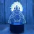 One Piece Anime Night Lights, Zoro Luffy Nami Action Figure, 3D LED Cor Mudar Br