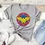 Imagem do Camiseta Mulher com design de super-herói mulher, camiseta da mulher, presente