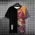 Imagem do Gato Samurai Japonês, masculino e feminino, camiseta estampada em 3D, moda casu
