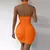 Mini vestido sem costas sem mangas em V feminino, vestido branco, sexy clubwear, - loja online