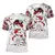 Imagem do Camiseta de manga curta de Samurai japonês vintage masculina, roupas extragrand